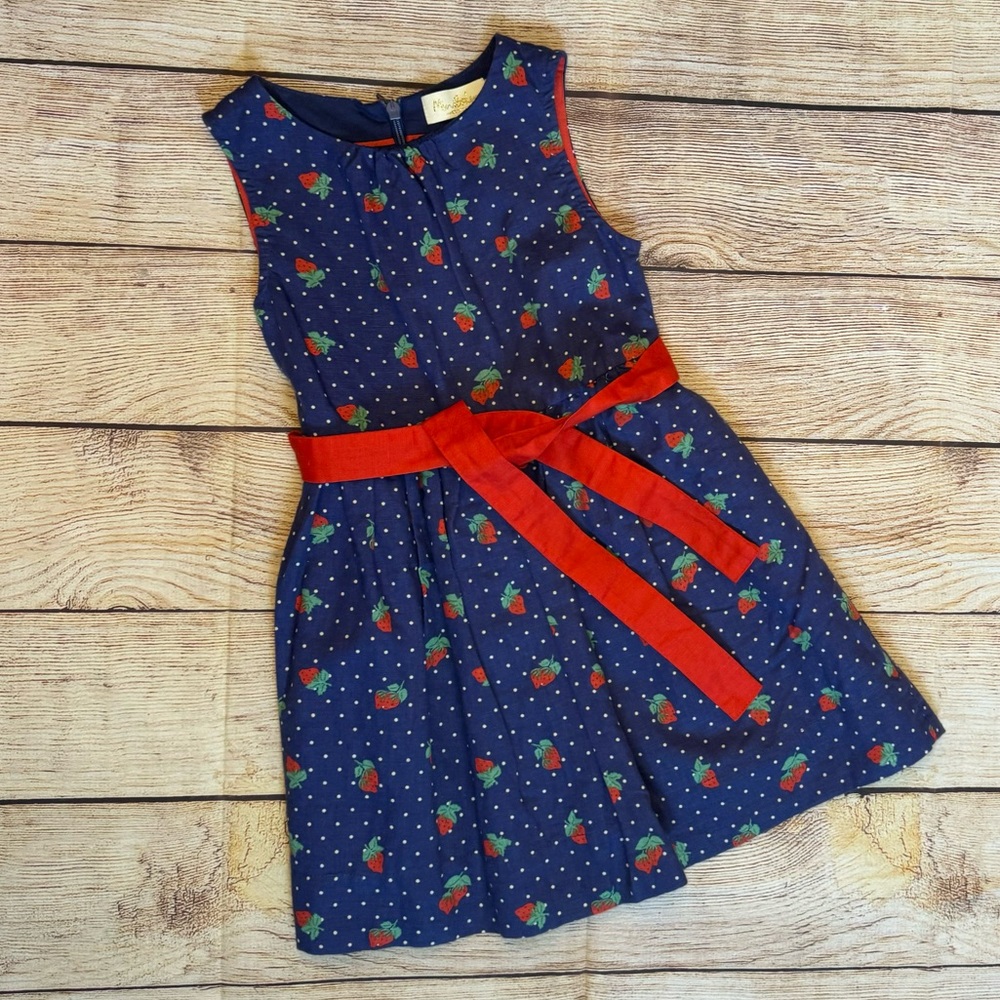 Mini Boden Strawberry Toddler Dress
